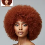 Afro Wig (Orange)