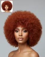 Afro Wig (Orange)